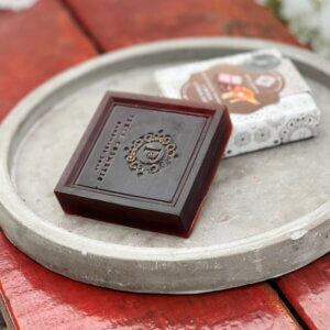 Lásková krabička - Ručne vyrobené čokoládové mydlo